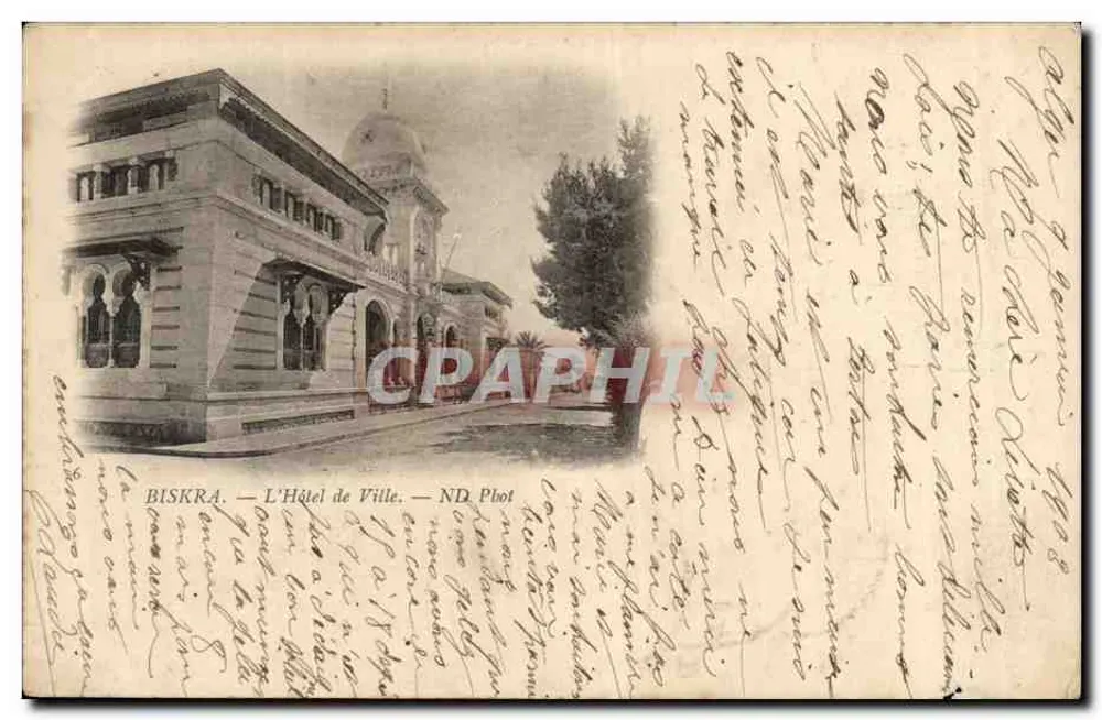 Biskra — Das Rathaus — ND Phot - Vorderseite
