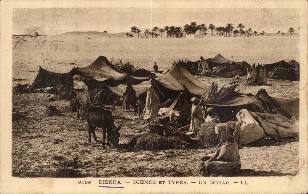 Biskra — Scènes et Types — Un Douar — LL - Vorderseite