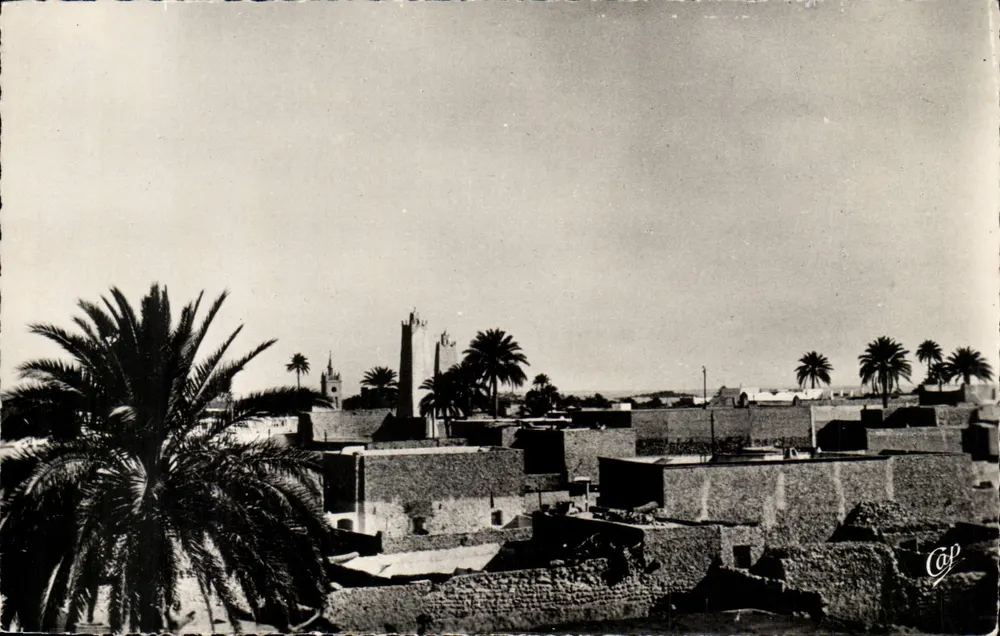 Ouargla — Allgemeiner Blick auf die Moscheen — Cap - Vorderseite