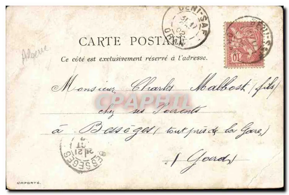 As Lavadeiras em El Kantara — Panorâma Transatlantique, Paris, Dess. 10 - Verso