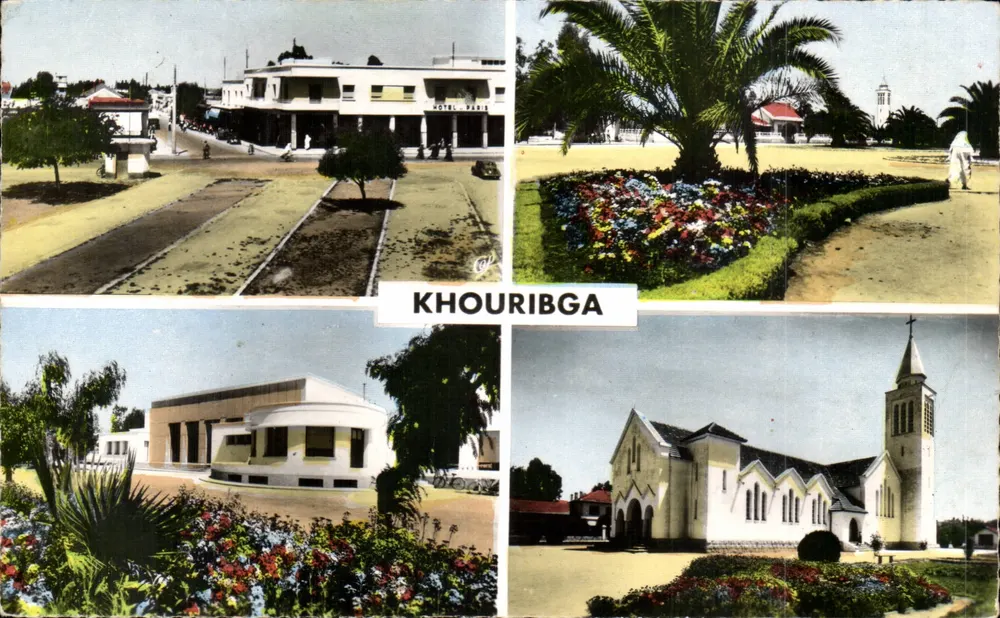Khouribga — vista panorâmica — Cie des Arts Photomécaniques, Paris-15e - Frente