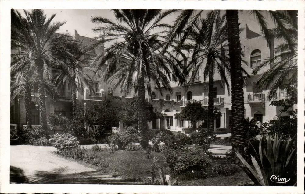 Biskra (Constantine) — Garten des Hotels Transatlantique — Photo Guntrier Wacon - Vorderseite