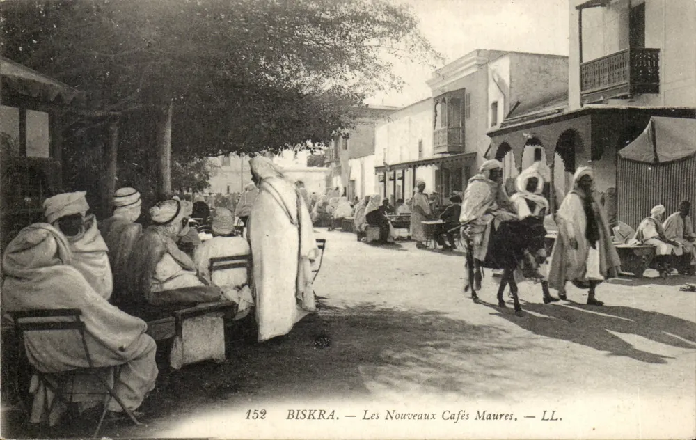 Biskra — Die Neuen maurischen Cafés — LL. n°152 - Vorderseite