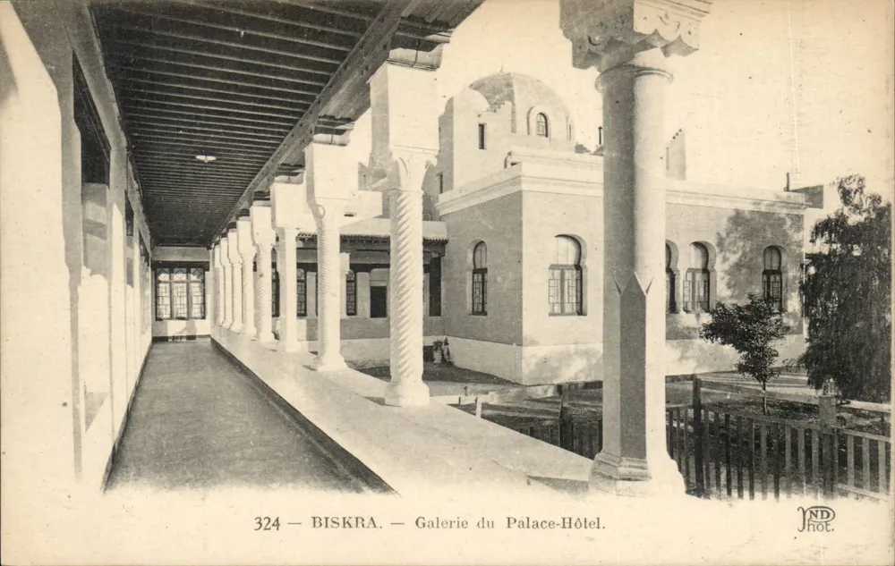 Biskra — Galerie des Palace-Hôtel — JND Phot. - Vorderseite