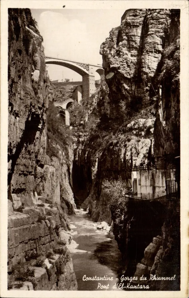 Constantine - Schluchten des Rhummel - Brücke El-Kantara - Vorderseite