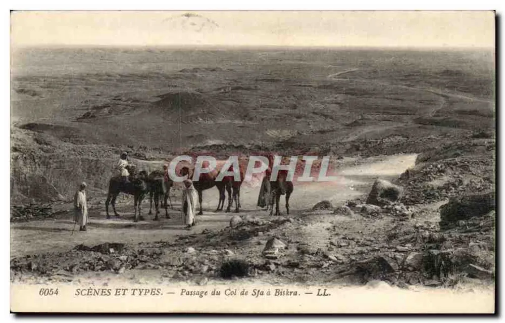 Passage des Sfa-Passes nach Biskra — SCÈNES ET TYPES — LL — n°6054 - Vorderseite