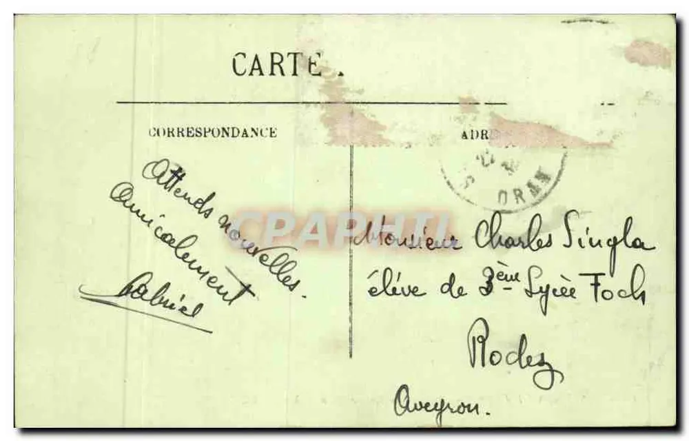 Passage des Sfa-Passes nach Biskra — SCÈNES ET TYPES — LL — n°6054 - Rückseite