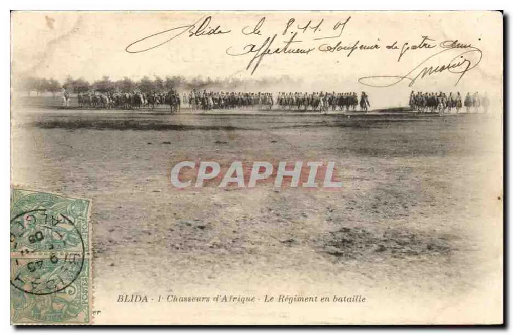 Blida - 1. Afrikanische Jäger - Das Regiment im Kampf - Vorderseite