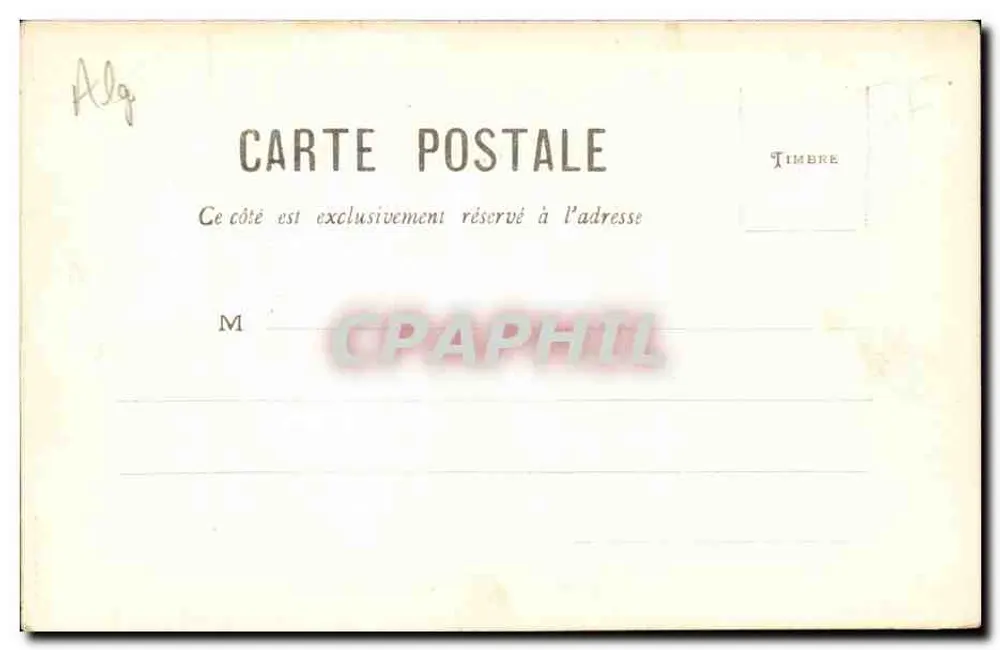 Blida - A Igreja — editor GEISER ALGER, n° 32 - Verso