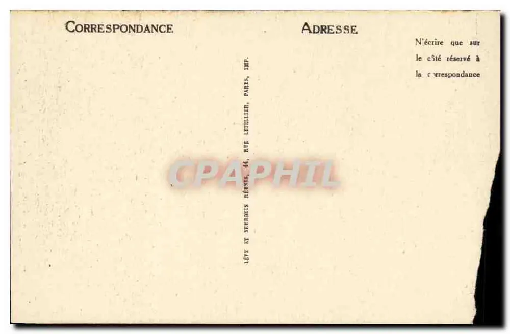 Environs de BLIDA — Les Gorges de la Chiffa — LL - Verso