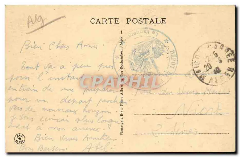 Maison-Carrée - Übungsplatz der 5. Schützen - Rückseite