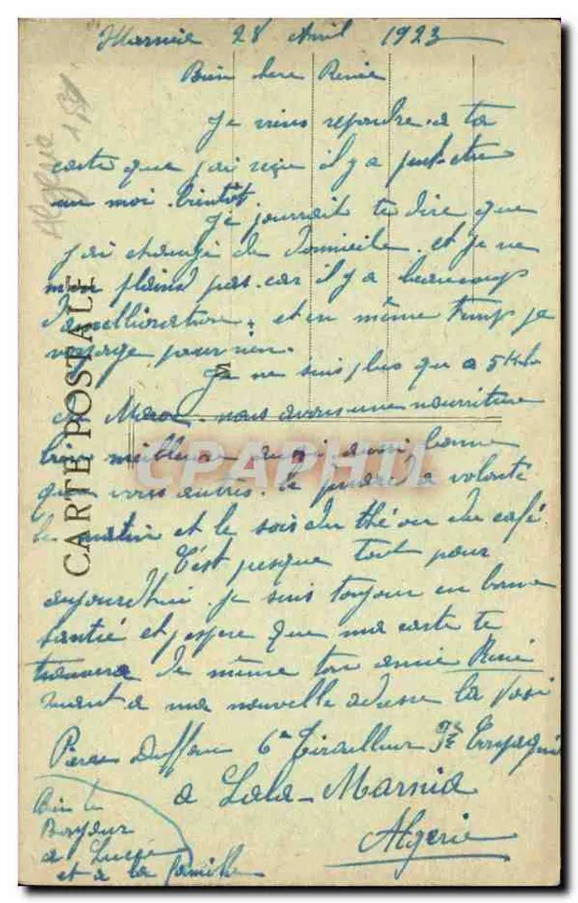 Marnia — Ein Eckchen des öffentlichen Gartens — Ausgabe P. Fi.C. — Chiché Jouve-Itiers - Rückseite