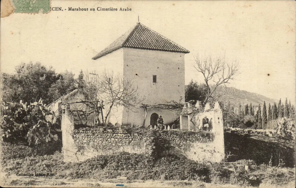 Marabout nel Cimitero Arabo — ICEN — editore non identificato, numero di serie non visibile - Recto