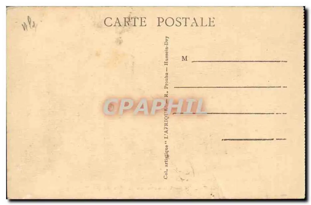 Tlemcen — Ein Stück der Rue de France — Edit Bendimèred Jeune - Rückseite