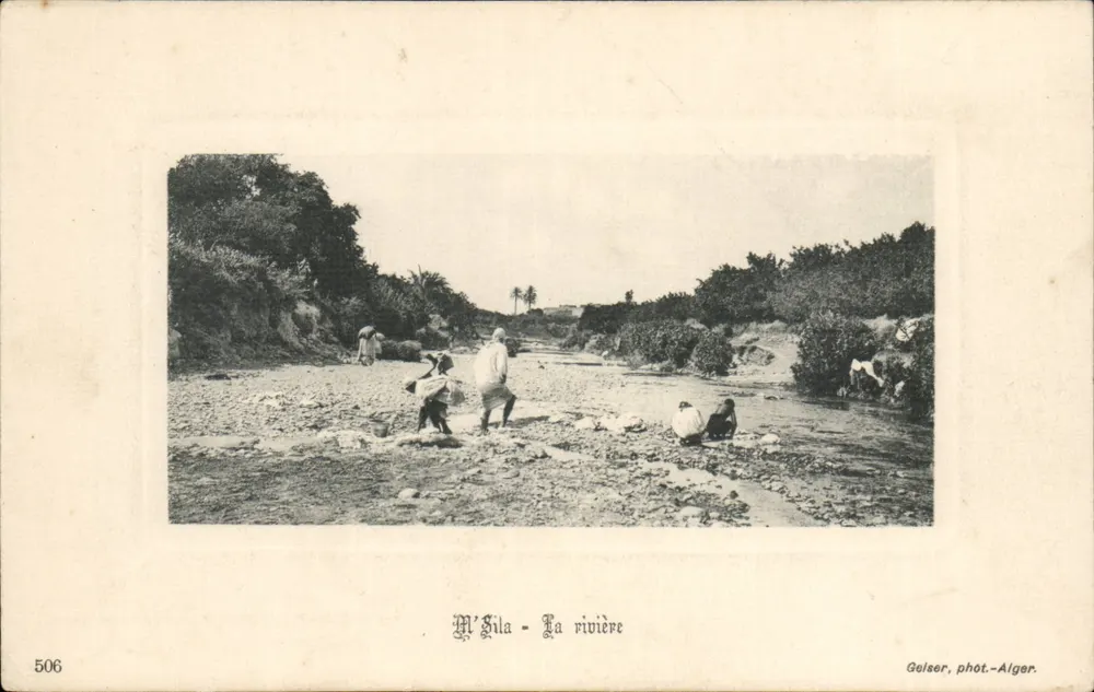 M'Gila - O rio — Gelser, fot.-Alger, n°506 - Frente