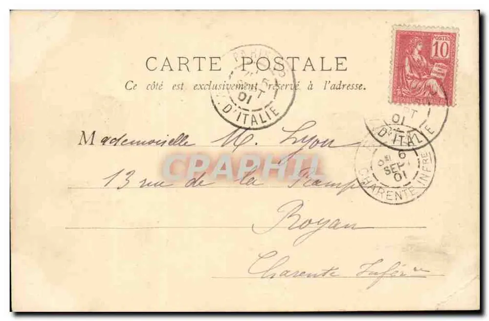 Igreja de Saint-Germain-l'Auxerrois — Paris — B.F. Paris n°58 - Verso