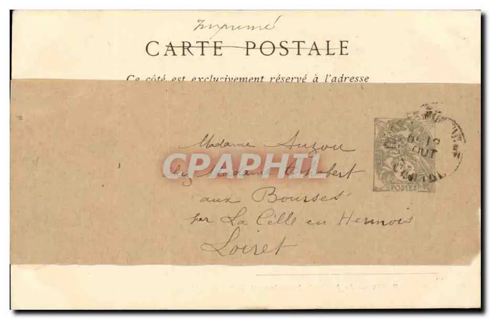 Paris — Der Luxembourg-Park & das Palais des Senats — Sammlung ND. Fotografie n°168 - Rückseite