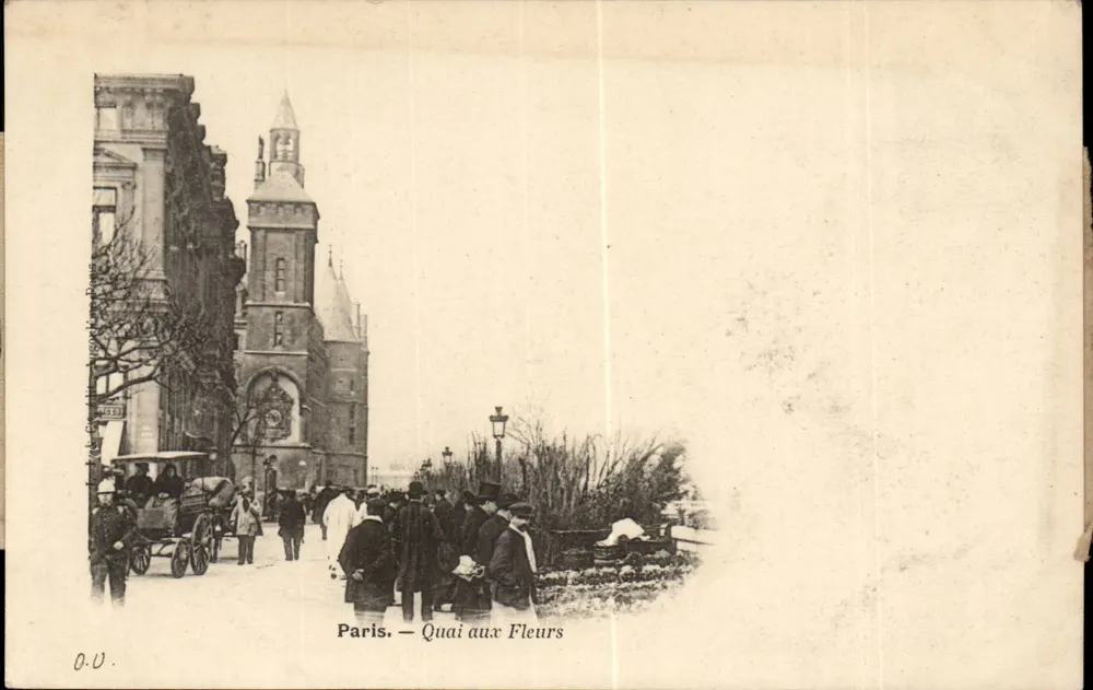 Paris — Quai aux Fleurs — O.U. - Frente