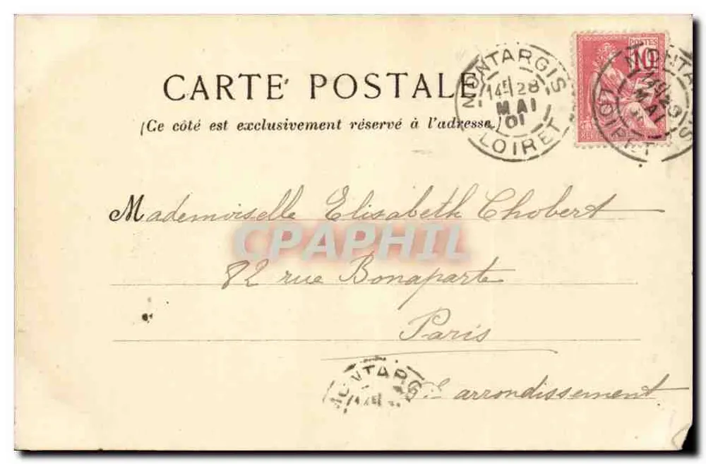 PARIS — O Leão de Belfort — editor não identificado - Verso