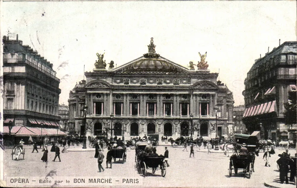 Ópera Garnier — Paris — Editada pelo Bon Marché - Frente