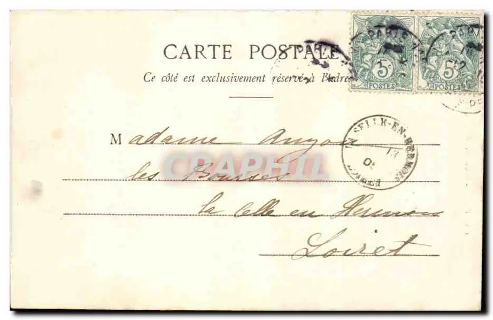 Paris - Saint-Germain-des-Prés — G.I. n°108 - Verso