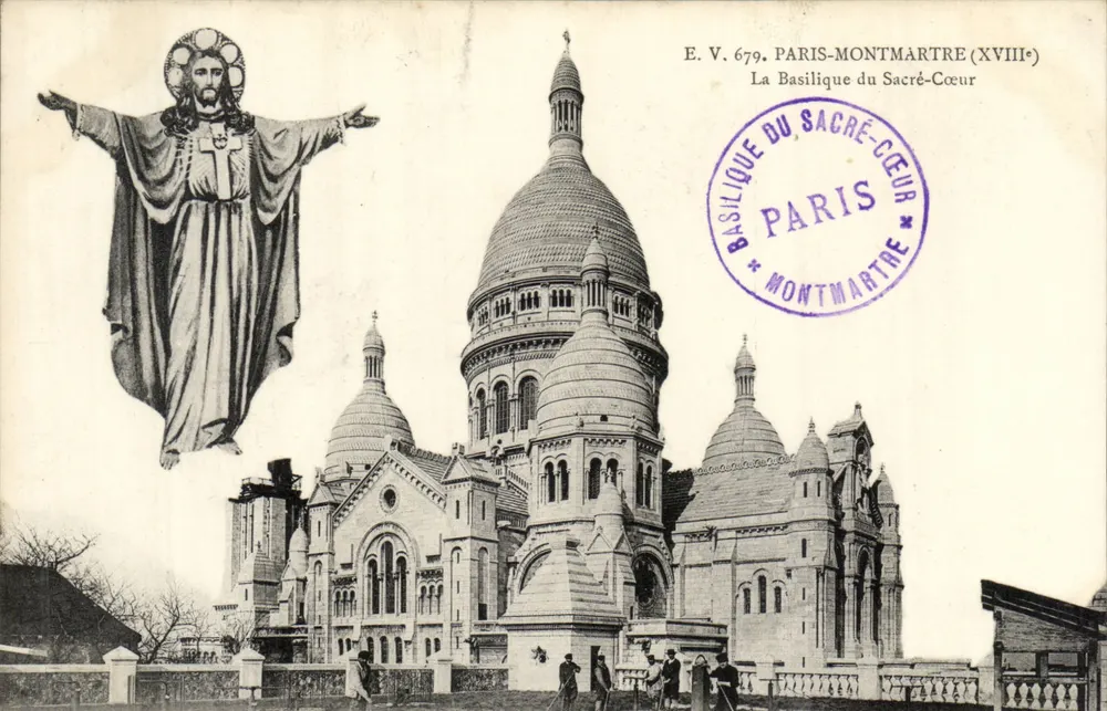 Paris-Montmartre (18.) — Basilika des Heiligen Herzens — E. V. 679 - Vorderseite