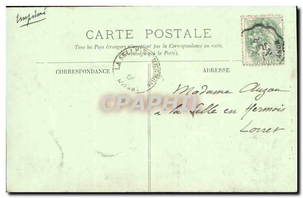 Paris — A Igreja de Saint-Sulpice — A Nef — N° 760 - Verso
