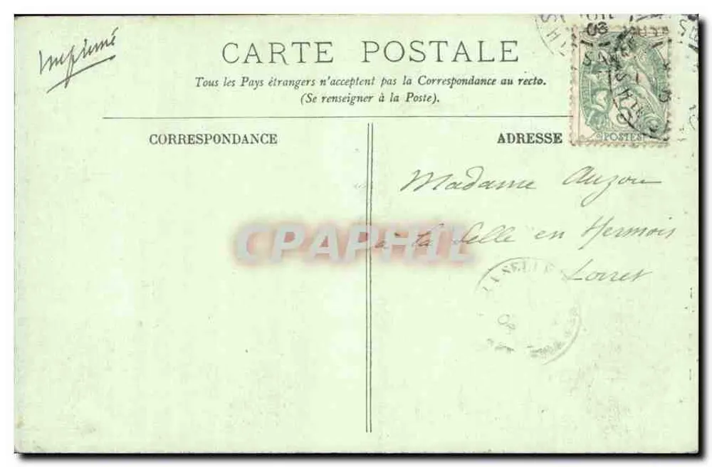 Paris — A Igreja de São Sulpício — A Cátedra — LL. 763 - Verso