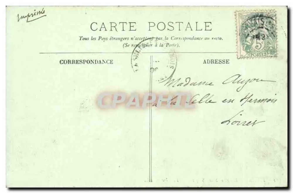 Paris — A Igreja de São Sulpício — O Coro. LL. — n° 761 - Verso