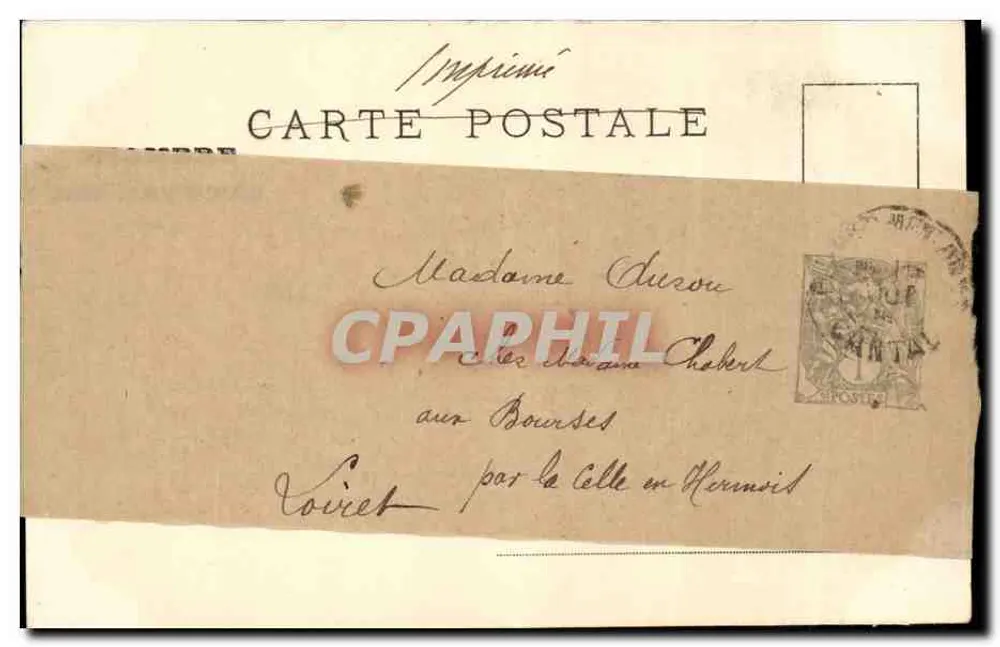 Tod des Heiligen Johannes des Täufers — Proseque von Eugène Delacroix — A. Papper, Verlag, Paris, n° 7 - Rückseite