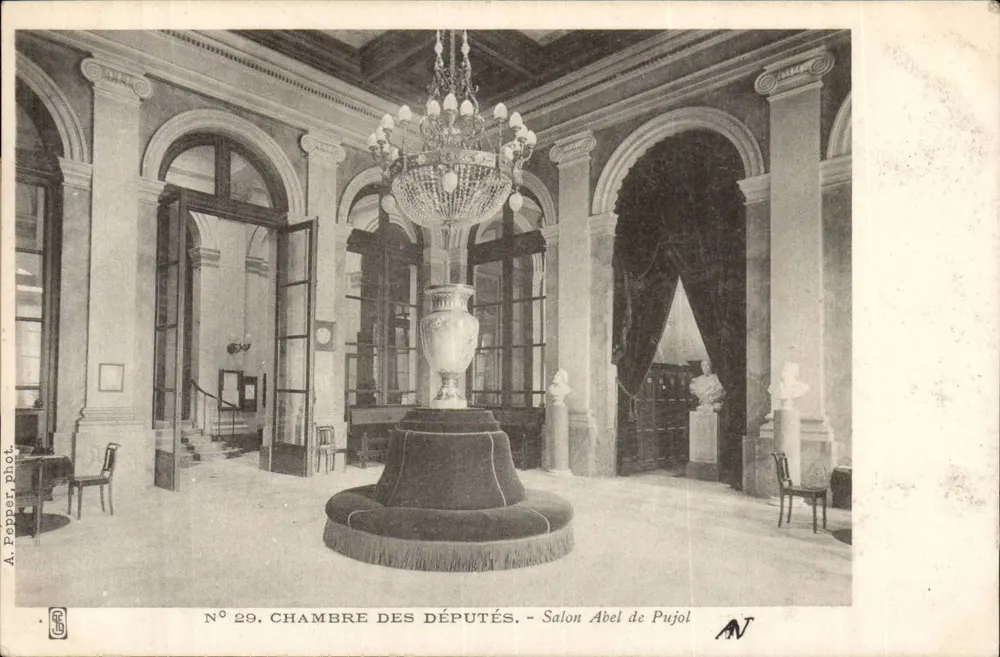 Chambre des Députés — Salon Abel de Pujol — A. Pepper, phot. N° 29 - Vorderseite