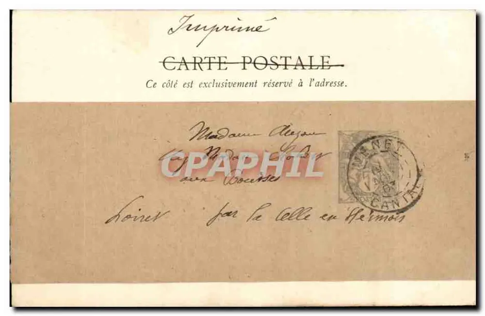Saint-Pierre (Martinique) — Allgemeiner Blick und der Berg Pelée — Edition Phos, Pointe-à-Pitre - Rückseite