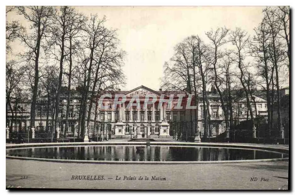 Brüssel — Das Palais der Nation — ND Phot - Vorderseite