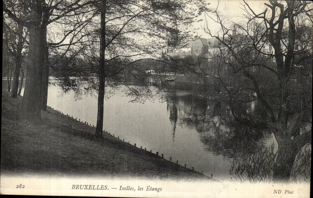 Brüssel — Ixelles, die Teiche — ND Phot - Vorderseite