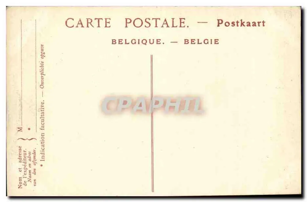Brüssel — Ixelles, die Teiche — ND Phot - Rückseite
