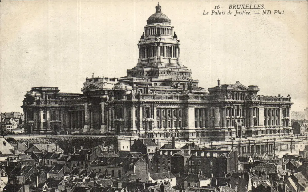 Brüssel — Das Justizpalast — ND Phot. - Vorderseite