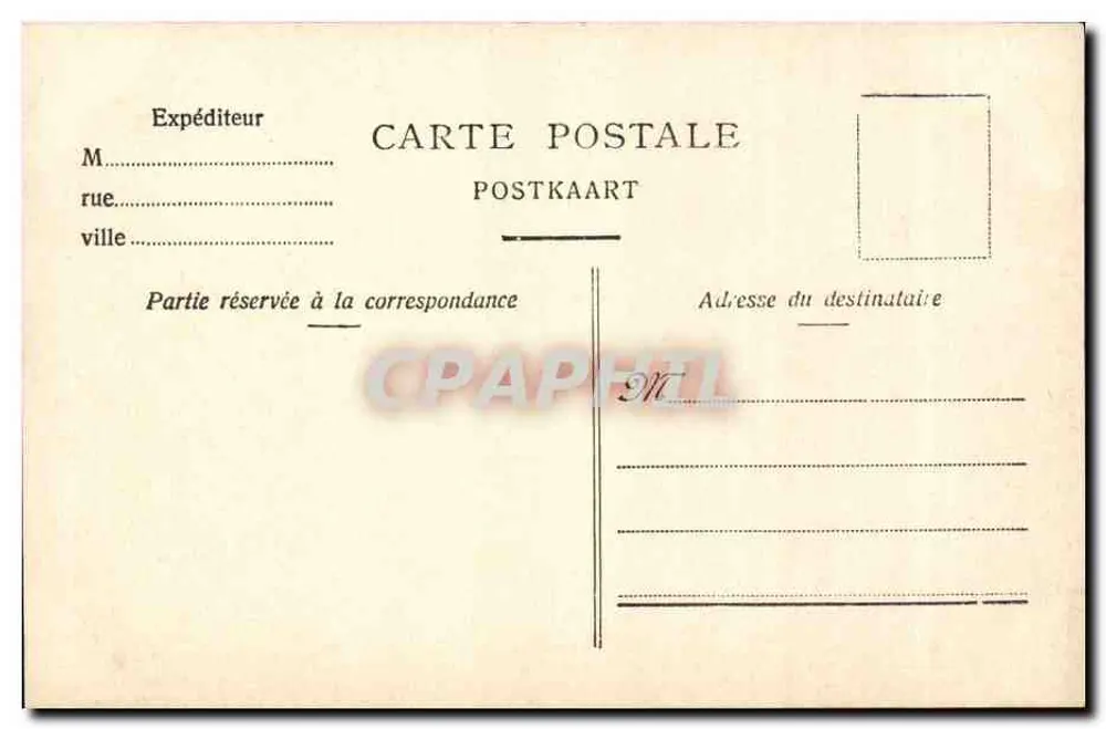 Anvers — O Débarcadère — Editora não identificada, n° de série 119 - Verso