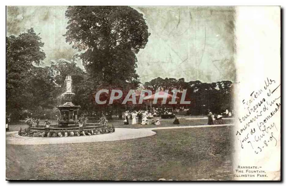 Ramsgate — The Fountain, Ellington Park — Verlag unbekannt - Vorderseite