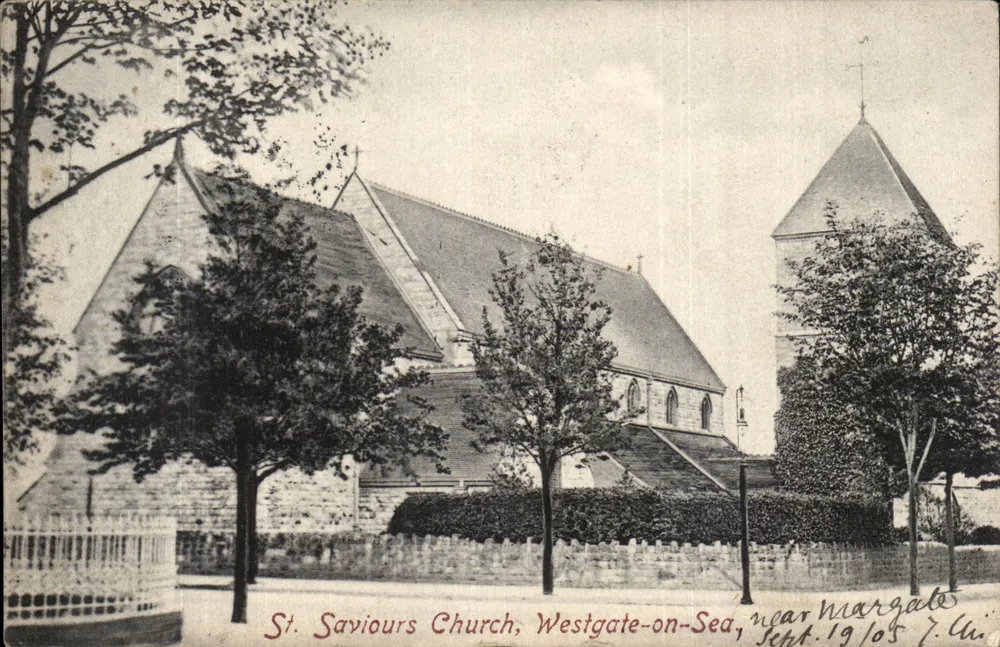 St. Saviours Kirche, Westgate-on-Sea, in der Nähe von Margate — Verlag 'The Saxon Series' veröffentlicht von W. R. - Vorderseite