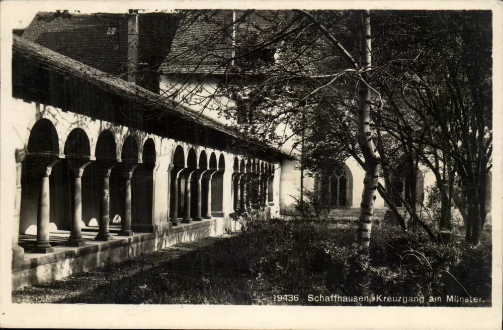 Schaffhausen — Kreuzgang am Münster — Wehrli Verlag, Kilchberg b. Zürich - Vorderseite
