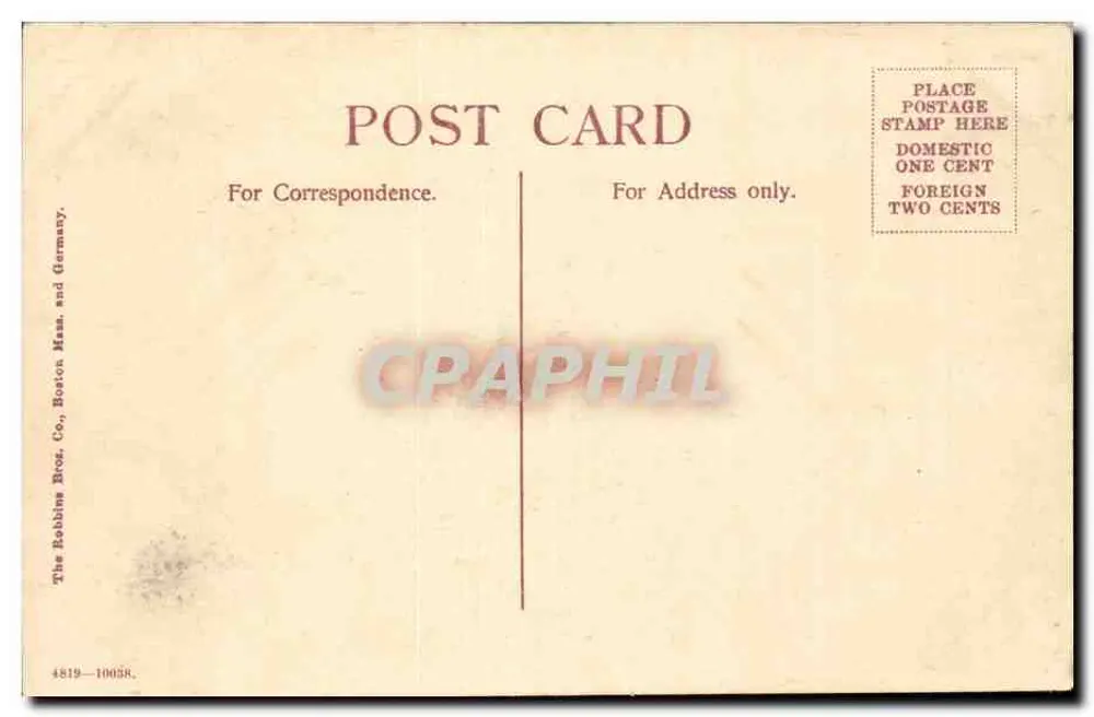 Langdon Residence — Portsmouth N.H. — The Robbins Bros. Co., Boston Mass. - Rückseite