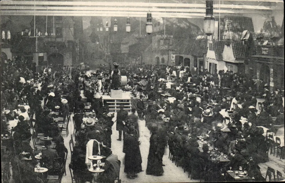 Brüsseler Ausstellung 1910 — Alt Düsseldorff — Gemälde von S. Reisacher - Vorderseite