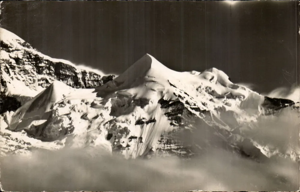 Silberhorn und Goldenhorn — Wengen — Foto von L. Oyger - Vorderseite