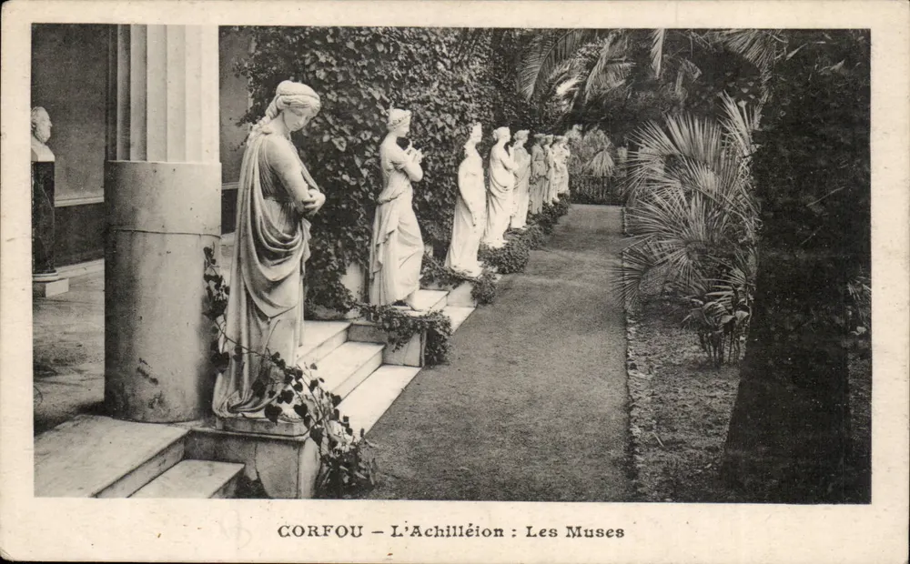 Corfou — Het Achilléion : De Muse - Voorkant
