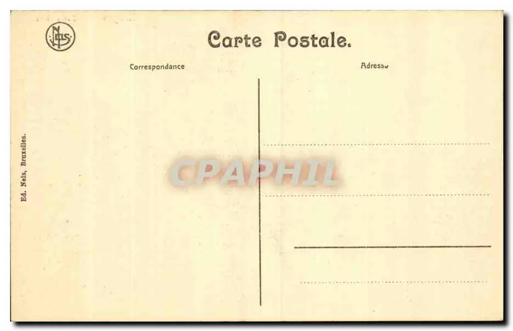Brügge — Strickereien — Ed. Nels, Brüssel, n°50 - Rückseite