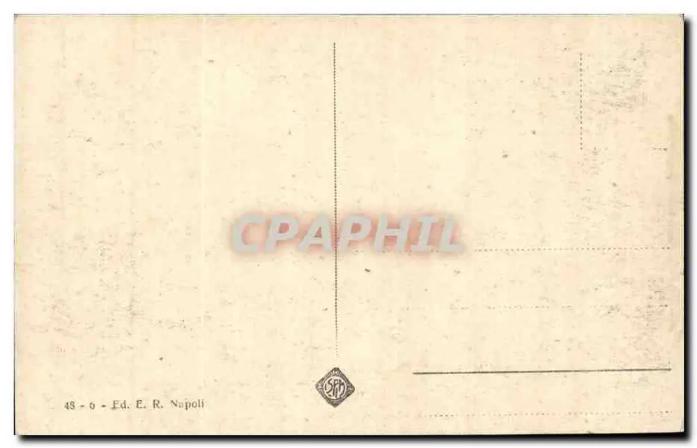 NAPOLI - Via Caracciolo — Panoramablick — Ed. E. R. Napoli, n° 48 - Rückseite
