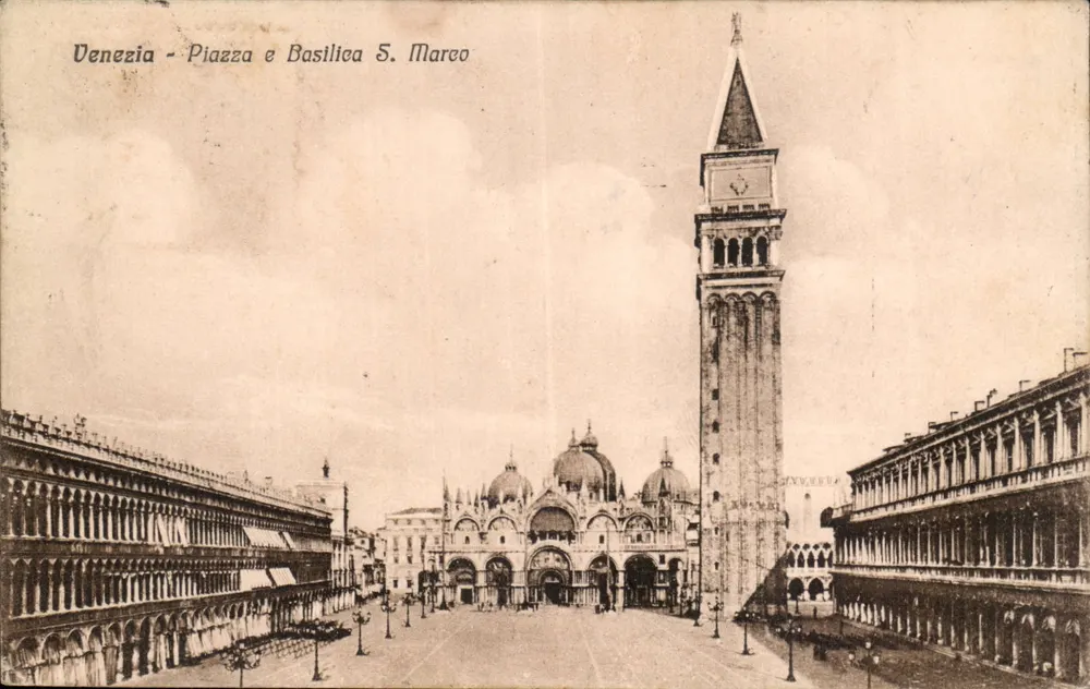 Venedig - Piazza und Basilika S. Marco — Verlag Venereba - Vorderseite