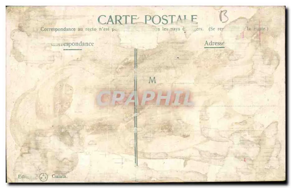 Konstantinopel — Allgemeiner Blick auf Prinkipo — Galata-Ausgabe, Nr. 588 - Rückseite