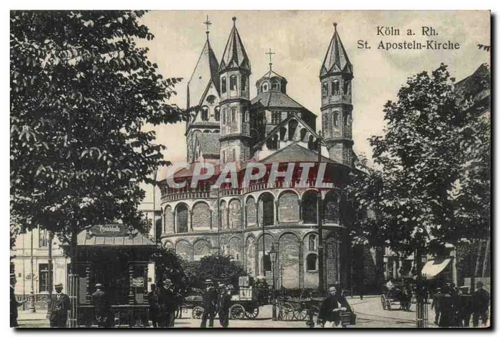 Köln a. Rh. — Kościół Świętych Apostołów — wydawca nieznany, numer seryjny nieczytelny - Awers