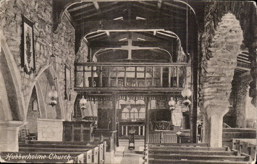 Hubberholme Kirche — Innenraum — Frith's Series - Vorderseite